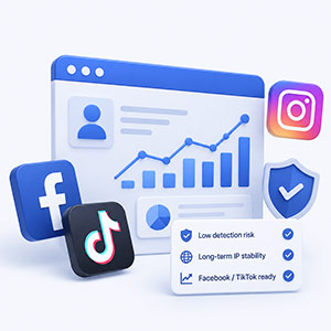 Social media solution illustration